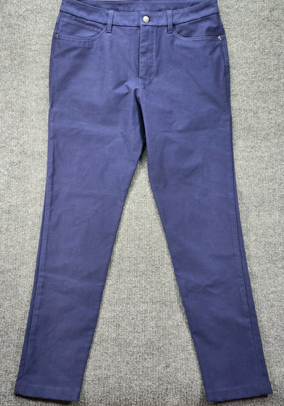 Lululemon ABC Slim Fit Pants Mens 33 33x31 Indigo Utilitech Stretch 5 Pocket